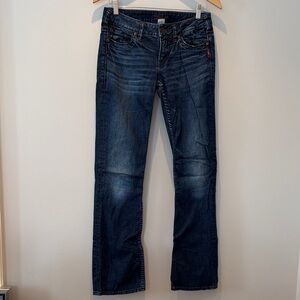 Silver Jeans Dark Blue Boot Cut Women's Jeans